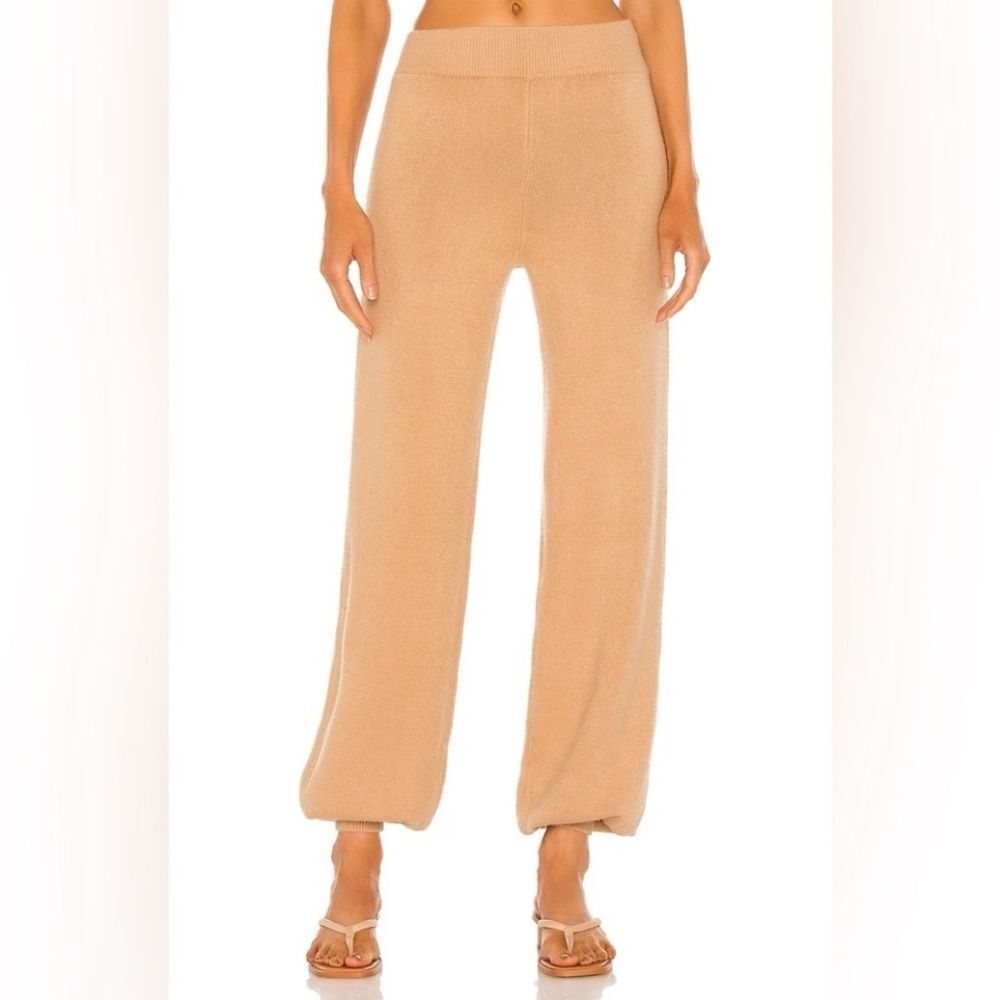 SONG OF STYLE Pawnie‎ Blousson Camel Knit Lounge Pants Relaxed Fit Joggers S